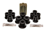 Energy Suspension Fd 4 Wd Frt Sprg Bush Set - Black - 4.2117G
