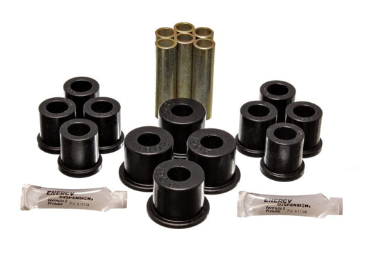 Energy Suspension Fd 4 Wd Frt Sprg Bush Set - Black - 4.2117G