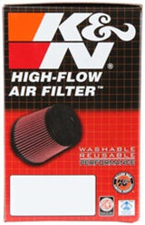 K&N Universal Rubber Filter 2-1/2in Flg / 4-1/2in OD B / 3-1/2in OD T / 6in H - Black Top - RU-5062XD