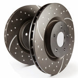 EBC 00-06 Audi TT Quattro 1.8 Turbo (225bhp) GD Sport Rear Rotors - GD931