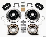 Wilwood Forged Dynalite P/S Park Brake Kit Drilled Ford 8.8 Special w/2.50in Offset-5 Lug - 140-13719-D