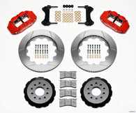 Wilwood Narrow Superlite 6R Front Hat Kit 14.00in Red 98-02 Camaro/Firebird - 140-9834-R