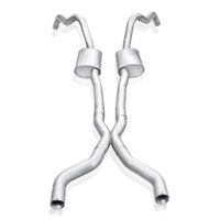 Stainless Works 62-67 Chevy Nova 3in Catback w/ X-Pipe Turbo Chambered Mufflers 3in Cores - NVSBC3CB