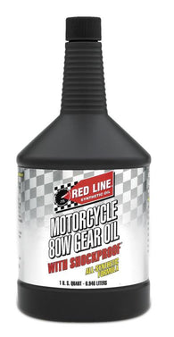 Red Line 80W Motorcycle Gear Oil w/ Shockproof Quart - 42704