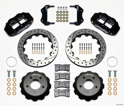 Wilwood Narrow Superlite 6R Front Hat Kit 12.88in Drilled 84-87 Corvette C4 - 140-11918-D