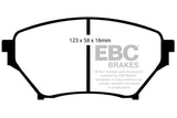 EBC 01-03 Mazda Miata MX5 1.8 (Sports Suspension) Redstuff Front Brake Pads - DP31452C