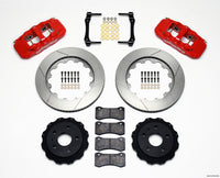 Wilwood AERO4 Rear Kit 14.25in Red 2010-2015 Camaro - 140-11270-R