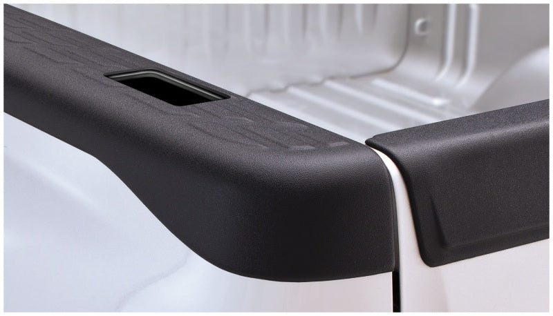 Bushwacker 07-13 Chevy Silverado 1500 Fleetside Bed Rail Caps 97.6in Bed - Black - 49521