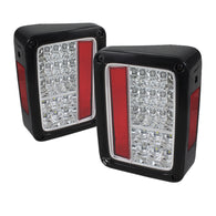 Spyder Jeep Wrangler 07-15 LED Tail Lights Chrome ALT-YD-JWA07-LED-C - 5070388