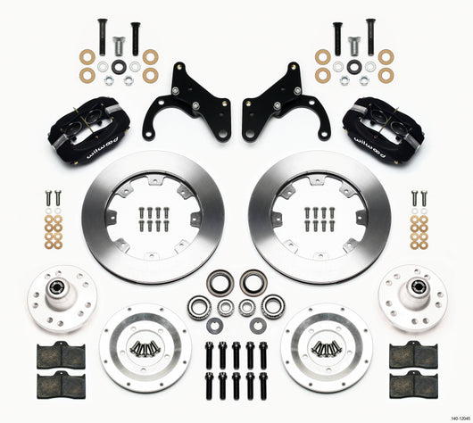 Wilwood Forged Dynalite Front Kit 12.19in 69-70 Impala Drum/Disc 69-82 Vette - 140-12045