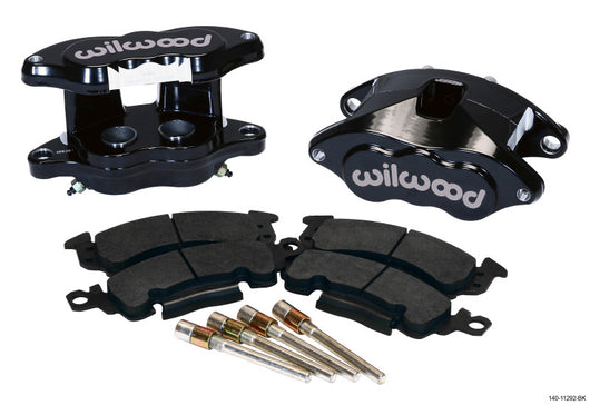 Wilwood D52 Rear Caliper Kit - Black Pwdr 1.25 / 1.25in Piston 1.28in Rotor - 140-11292-BK