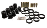 Energy Suspension 84-01 Jeep Cherokee/Wagoneer/Comanche 4WD Black Front Control Arm Bushings - 2.3102G