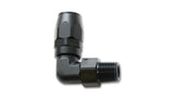 Vibrant Male NPT 90 Degree Hose End Fitting -6AN - 1/8 NPT - 26900