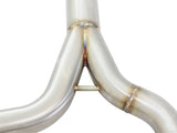 aFe MACHForce XP SS-304 Black Tip 2.5in Dia Cat Back Exhaust 12-14 BMW 335i (F30) 3.0L (t) - 49-36326-B