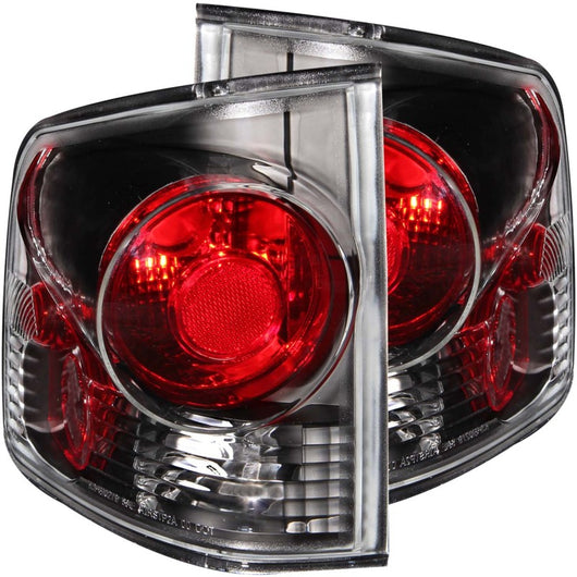 ANZO 1995-2005 Chevrolet S-10 Taillights Black 3D Style - 211034