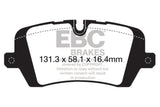 EBC 2017+ Land Rover Discovery 5 3.0L Supercharged Ultimax2 Rear Brake Pads - UD1692