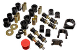 Energy Suspension 97-01 Ford Escort/ZX2 Black Hyper-flex Master Bushing Set - 4.18117G
