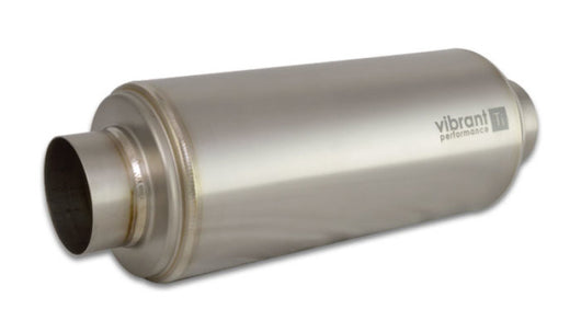 Vibrant Titanium Resonator 3.5in Inlet / 3.5in Outlet x 16in Long - 17535