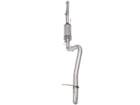 aFe MACHForce XP 2.5in SS-409 Cat-Back Exhaust 07-16 Jeep Wrangler (JK) V6-3.6L/3.8L (2-4 Door) - 49-48055