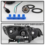 xTune 09-14 Acura Projector Headlights - Light Bar DRL - Black (PRO-JH-ATSX09-LB-BK) - 9042218