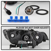 xTune 09-14 Acura Projector Headlights - Light Bar DRL - Black (PRO-JH-ATSX09-LB-BK) - 9042218