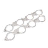 Stainless Works BBC Round Port 304SS Exhaust Flanges 2-1/2in Primaries (Raised Port Heads Only) - HFBBCH250RSD