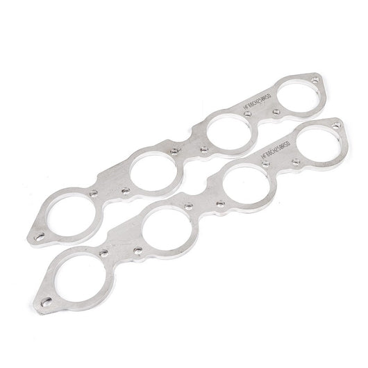 Stainless Works BBC Round Port 304SS Exhaust Flanges 2-3/8in Primaries (Raised Port Heads Only) - HFBBCH238RSD