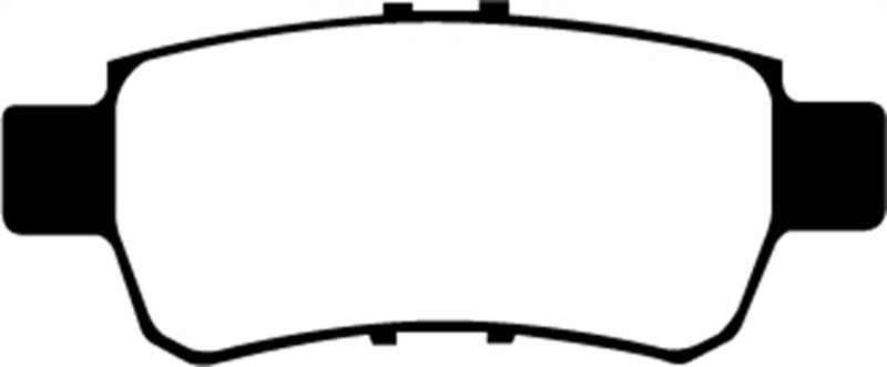 EBC 05-10 Honda Odyssey 3.5 Greenstuff Rear Brake Pads (For 11.7in. Rotors) - DP61744