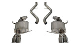Corsa 08-12 BMW M3 Convertible E93 Polished Sport Cat-Back Exhaust - 14568