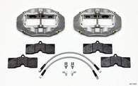 Wilwood D8-6 Front Caliper Kit Clear Corvette C2 / C3 65-82 - 140-11857