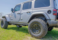 N-Fab RKR Rails 2018 Jeep Wrangler JL 4 Door Dab Length - Gloss Black - 1.75in - J184RKRS4