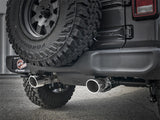 Rebel Series 2.5in 304 SS Cat-Back Exhaust w/ Polished Tips 2018+ Jeep Wrangler (JL) V6 3.6L - 49-38066-P
