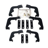 Westin 2015-2018 Chevrolet/GMC Colorado/Canyon Crew Cab Premier Oval Nerf Step Bar Mount Kit - Black - 22-2075