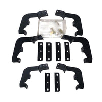 Westin 2015-2018 Chevrolet/GMC Colorado/Canyon Crew Cab Premier Oval Nerf Step Bar Mount Kit - Black - 22-2075