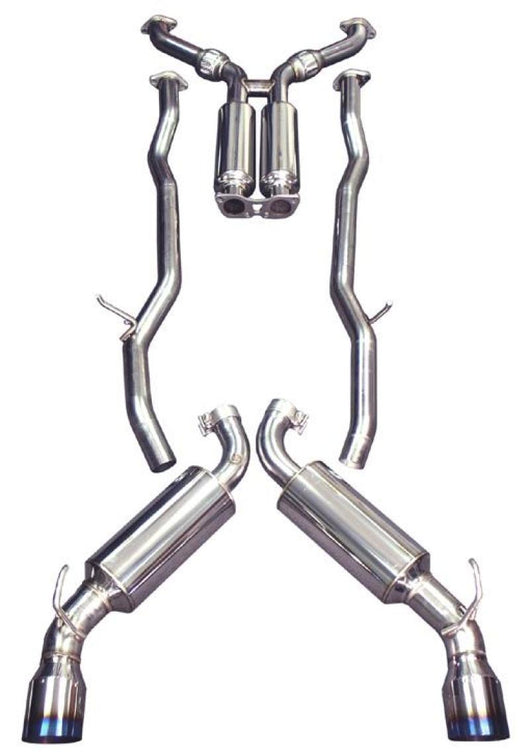 Injen 2013-2014 Ford Focus ST 2.0L (t) 3.00in Cat-Back Stainless Steel Exhaust System w/Titanium Tip - SES9001TT