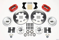 Wilwood Dynapro Dust-Boot Front Kit 12.19in Red WWE ProSpindle - 140-13346-R