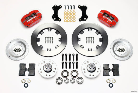 Wilwood Dynapro Dust-Boot Front Kit 12.19in Red WWE ProSpindle - 140-13346-R