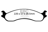 EBC 98-03 Dodge B250 B2500 Cargo 2500 Van 3/4 Ton Ultimax2 Front Brake Pads - UD655