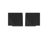 WeatherTech 09+ Ford Flex Rear Rubber Mats - Black - W231