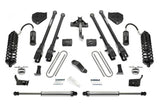 Fabtech 2018 Ford F450/F550 4WD Diesel 6in 4 Link System w/DL 4.0 Coilovers & Rear DL 2.25 Shocks - K2307DL