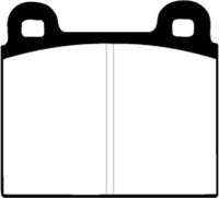 EBC 70-75 Alfa Romeo Montreal 2.6 Redstuff Front Brake Pads - DP3103C