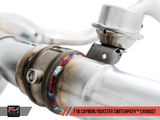 AWE Tuning Porsche 718 Boxster / Cayman SwitchPath Exhaust (PSE Only) - Diamond Black Tips - 3025-33020