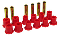 Prothane 73-77 Ford F250 4wd Front Spring & Shackle Bushings - Red - 6-1010