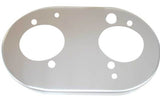 K&N Universal Custom Air Filter - Oval - Red - 51mm Neck Flange - 56-9105