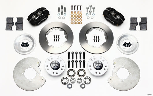 Wilwood Forged Dynalite Front Kit 11.00in 37-48 Ford Psgr. 360 Plate Mount - 140-11014