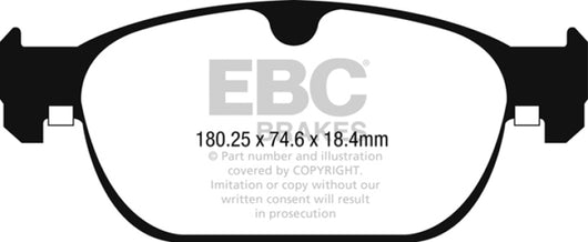 EBC 2017+ Volvo S90 2.0L Turbo Greenstuff Front Brake Pads - DP22260