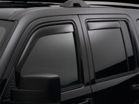 WeatherTech 14-15 Mitsubishi Outlander Front & Rear Side Window Deflectors - Dark Smoke - 82747