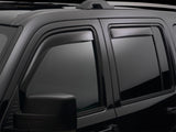 WeatherTech 13+ Hyundai Santa Fe Sport Front Rear Side Window Deflectors - Dark Smoke - 82725
