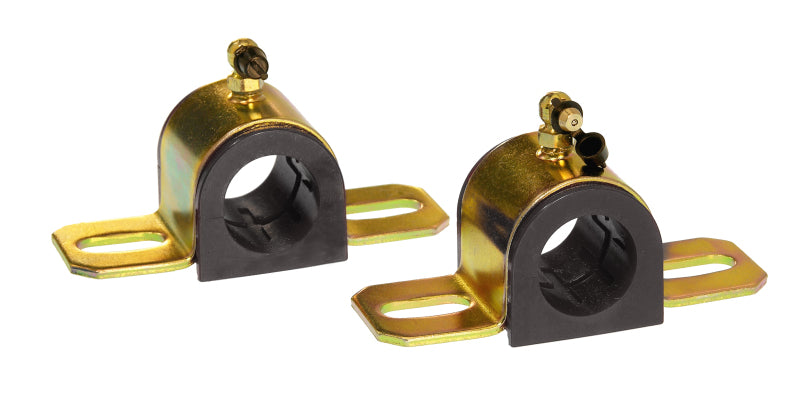 Prothane Universal 90 Deg Greasable Sway Bar Bushings - 29MM - Type B Bracket - Black - 19-1217-BL
