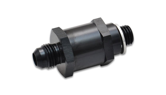 Vibrant Fuel Pump Check Valve -6AN Male Flare to 12mm x 1.5 Metric - 11198